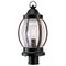 Westinghouse Fixture Post Top Outdoor Lantern 60W Canyon Txtrd, Black Barnwood Clear Glass 6578800 - alternate 2
